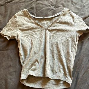 Wild Fable Grey Crop Top